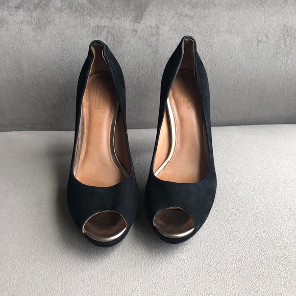 Coach Shoes - Coach Selma peep toe heels (8.5)